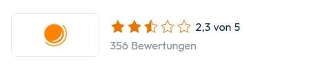 BKK firmus mit Bewertung: 2,3 von 5 Sternen bei 356 Bewertungen.