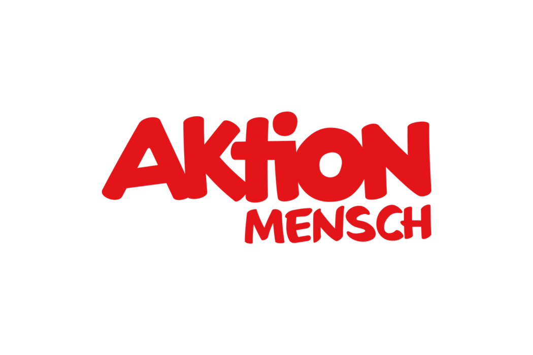 Aktion Mensch Logo auf weißem Hintergrund