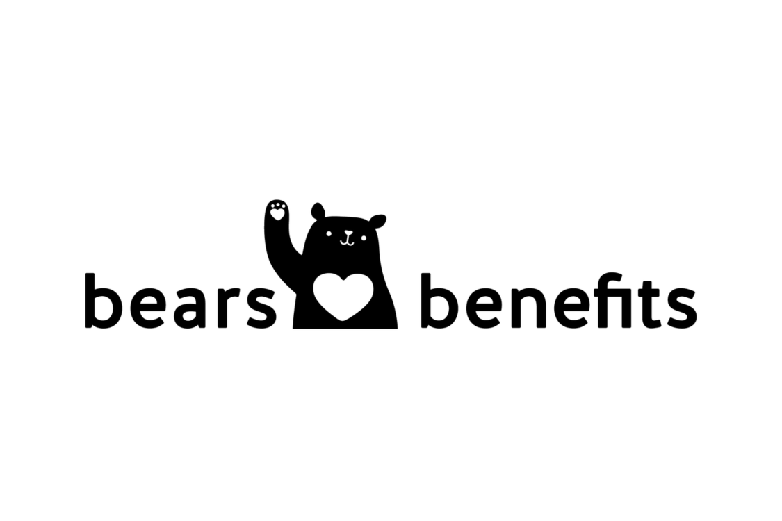 Bears with Benefits Logo auf weißem Hintergrund