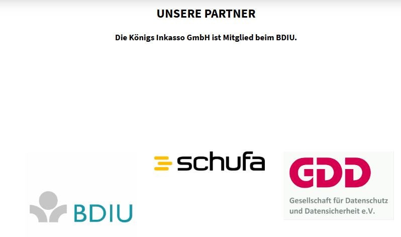 Königs Inkasso seriös? Partner