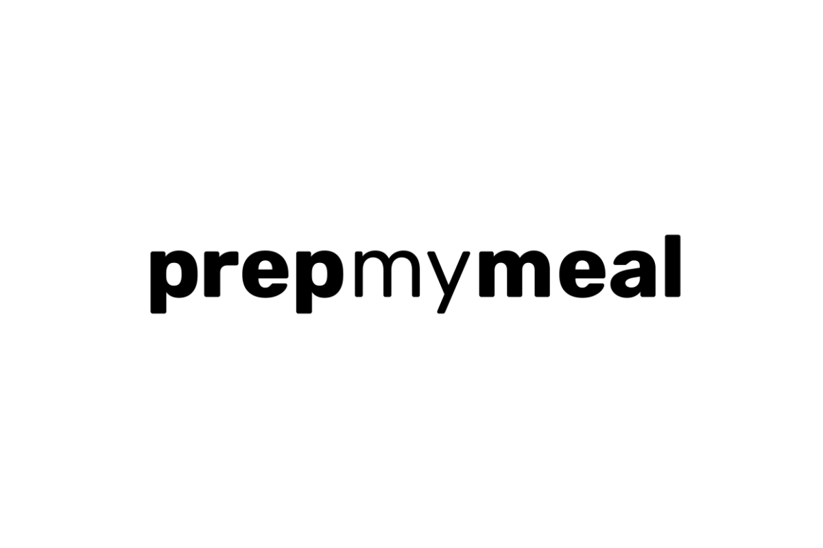 Prep My Meal Logo auf weißem Hintergrund