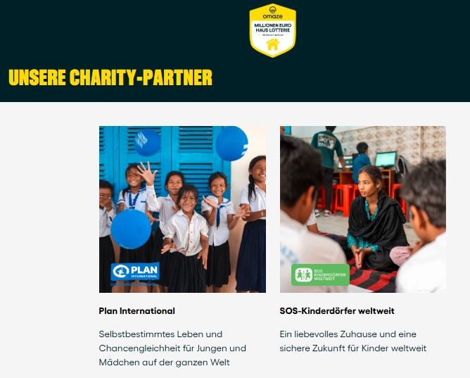 Omaze Charity-Partner