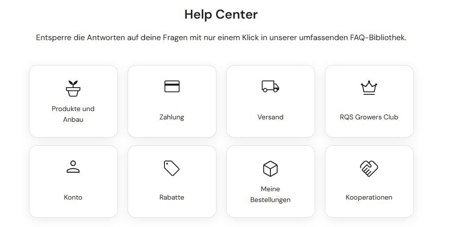 Royal Queen Seeds Erfahrungen Help Center