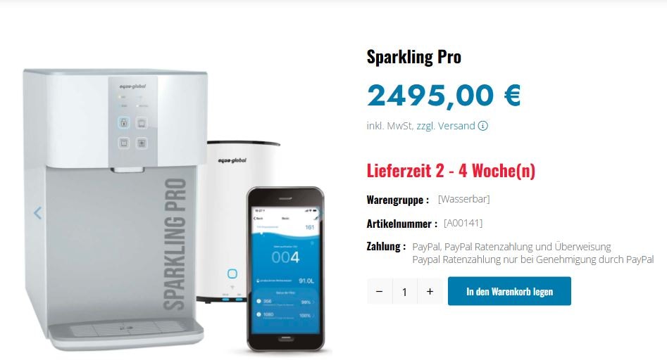 Aqua Global Negative Erfahrungen Preis