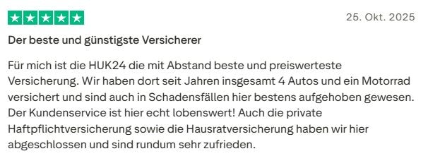 HUK24 Erfahrungen positive Bewertung