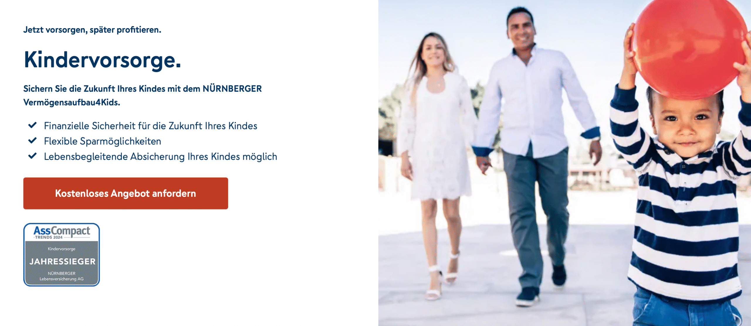 Nürnberger Vermögensaufbau4Kids Angebot